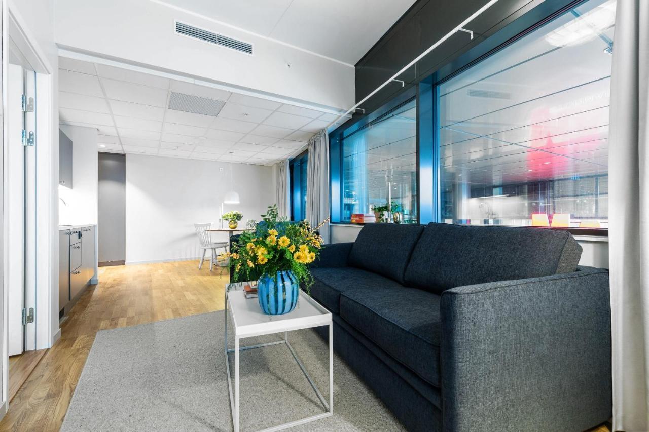 Biz Apartment Bromma Stockholm Eksteriør bilde The interior of the new building